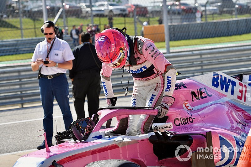 Ocon descalificado del Gran Premio de Estados Unidos