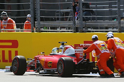 Ferrari de nuevo con problemas en el coche de Vettel