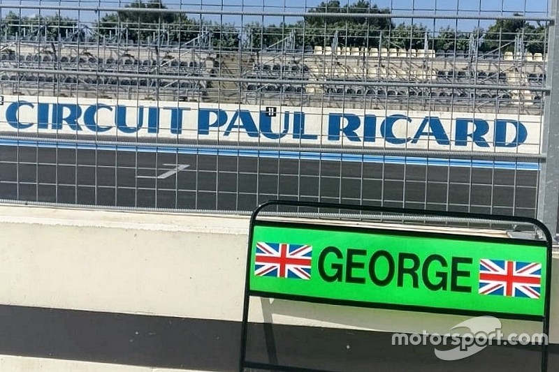 Test Pirelli: la Mercedes prova le gomme wet al Paul Ricard con Russell