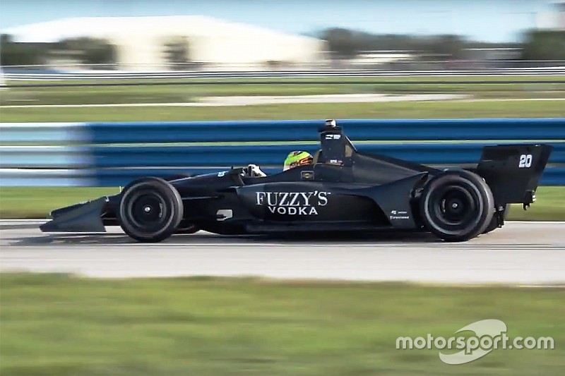 Тесты новых машин IndyCar на «Себринге»: видео