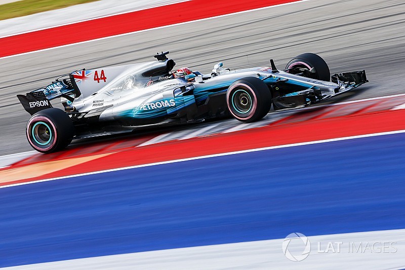 Hamilton impone su ley también en los libres 2 de Austin