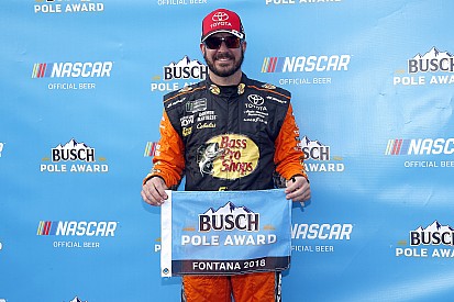 Martin Truex Jr. takes Fontana pole, 13 cars fail to pass inspection