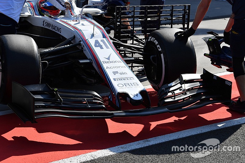 Force India y Williams enseñan los nuevos alerones delanteros de 2019