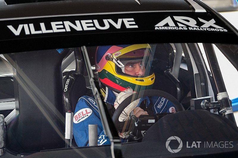 Jacques Villeneuve tests his ARX Rallycross Subaru