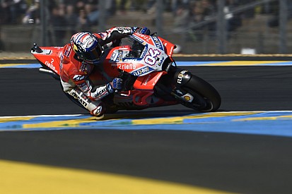 Le Mans MotoGP: Dovizioso beats lap record in FP2