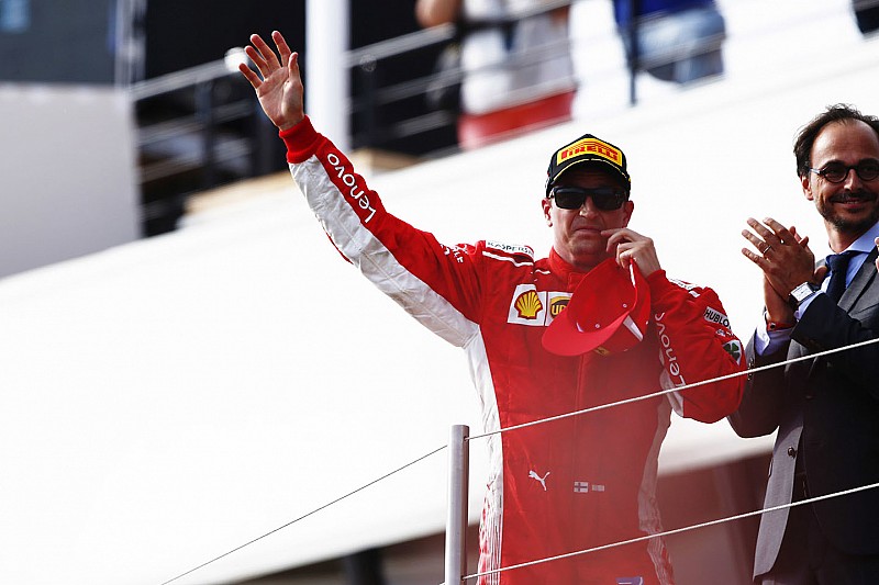 Räikkönen nem csinál nagy ügyet a dobogós helyezéséből