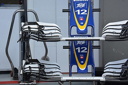 Технический брифинг: переднее крыло Sauber