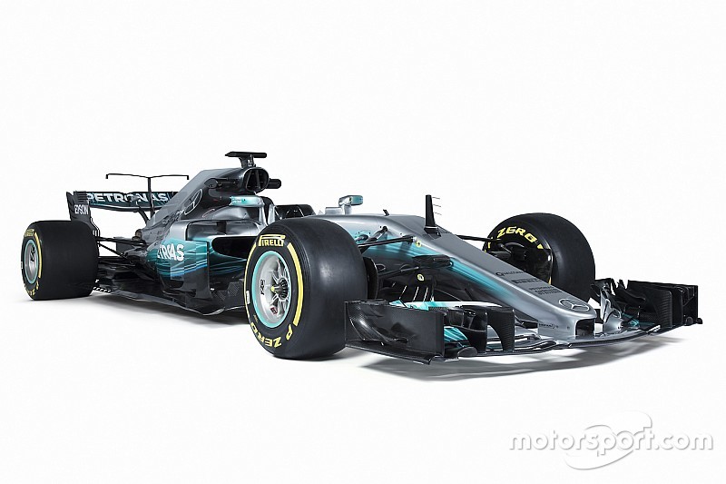 Bildergalerie: Studiofotos des neuen Mercedes W08 für F1 2017