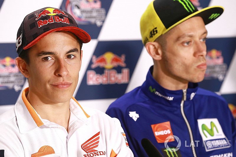 Rossi a Marquez: