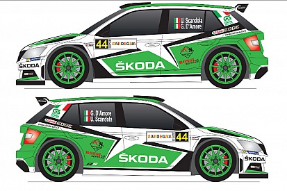 Ecco la livrea della Skoda Fabia di Scandola per il Rally Italia Sardegna