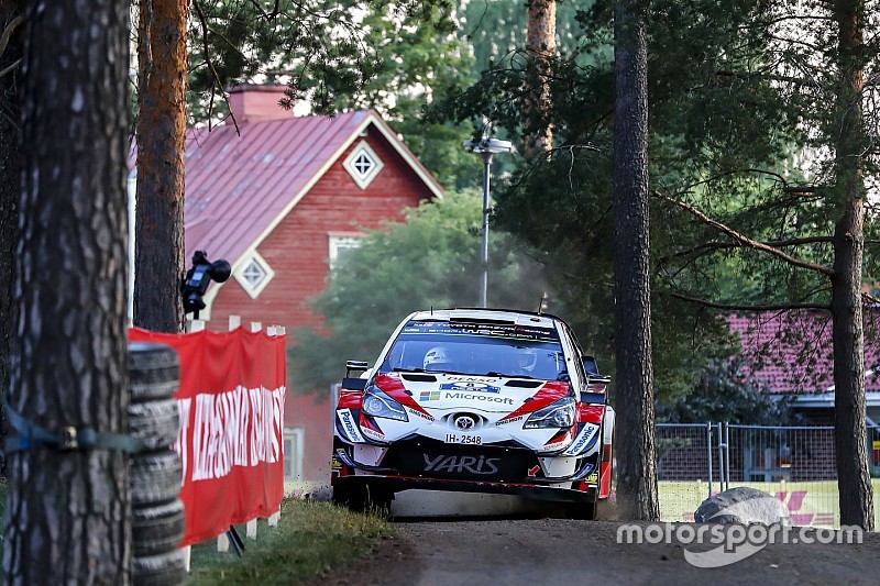 Finland WRC: Tanak sees off Ostberg to end Friday top