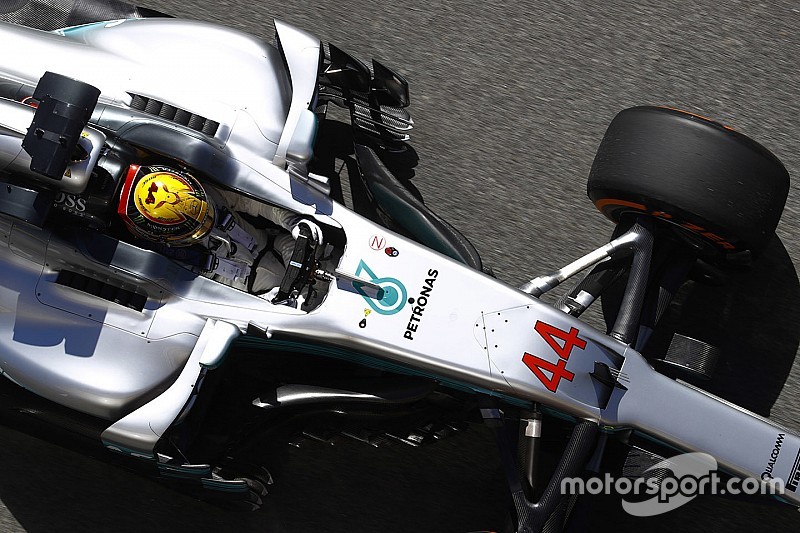 Formel 1 in Barcelona: Lewis Hamilton mit Bestzeit für Mercedes