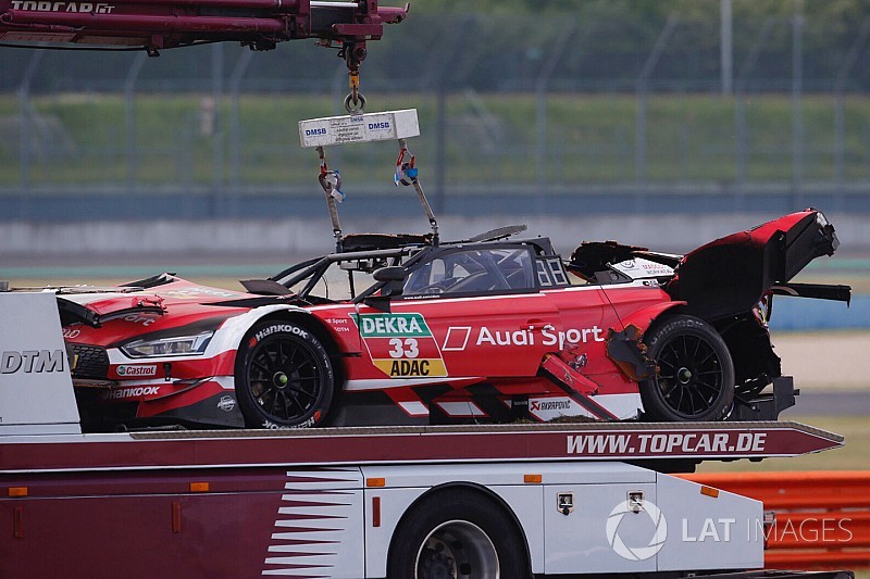 DTM Lausitzring 2018: Rennabbruch nach Crash von Rene Rast