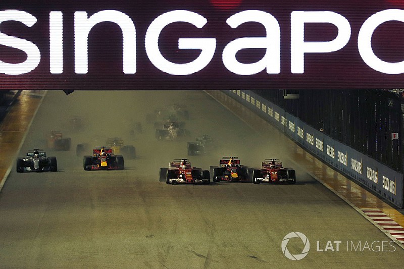 Aucune sanction après l'accrochage du départ à Singapour