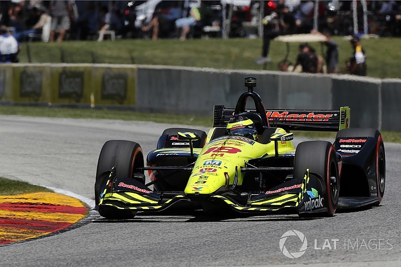 Mid-Ohio IndyCar: Bourdais leads incident-filled first practice
