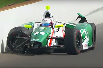 VIDEO: Pigot choca en el quinto día de prácticas
