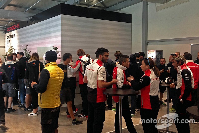 La colazione nell’hospitality Porsche