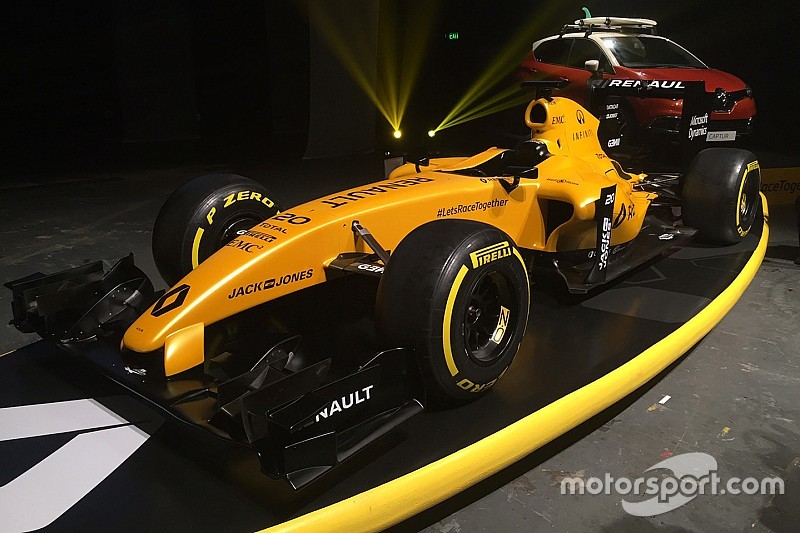 Renault reveals revamped F1 livery