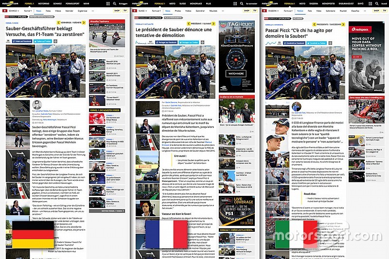Motorsport.com startet dreisprachige Plattform für die Schweiz