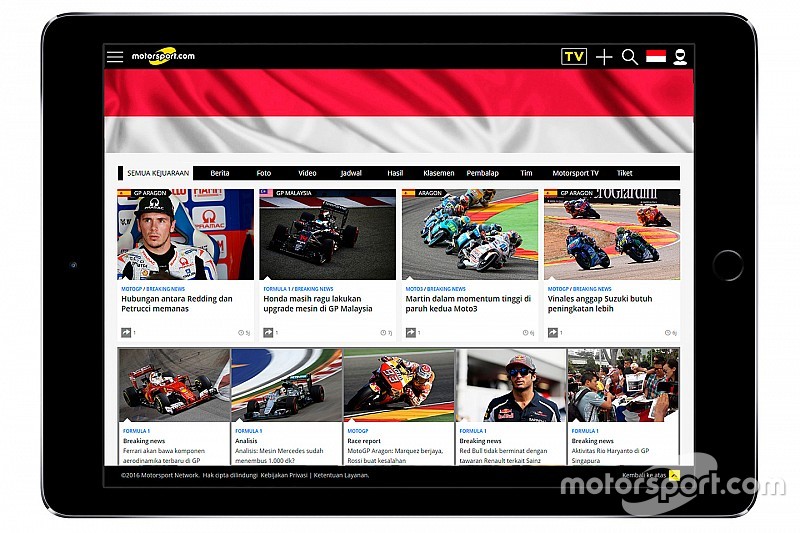 Motorsport.com breidt uit naar Indonesië
