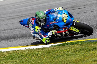 Toni Elías, cara y cruz en la prueba de MotoAmerica en Virginia