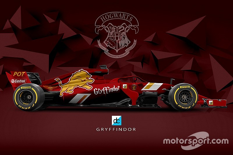 Veja como seriam os carros da F1 em Hogwarts