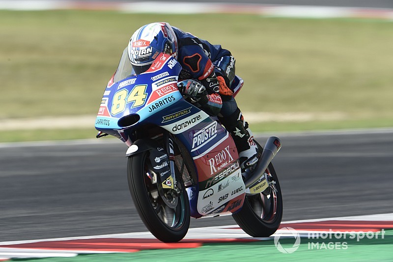 FP1 Moto3 Aragon: Alami kecelakaan, Kornfeil tetap terdepan