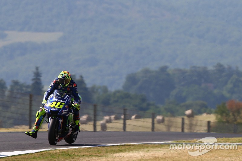 Valentino Rossi, roi du plus gros freinage à San Donato !