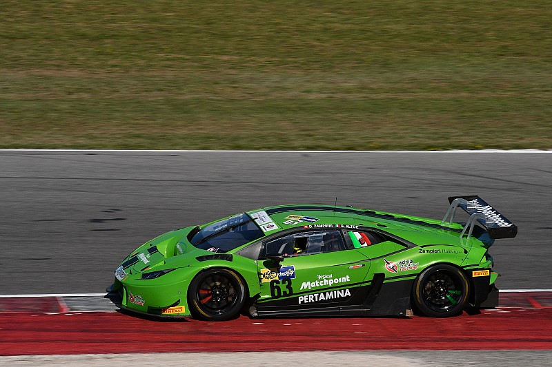 Misano, Libere 2: Zampieri ed Altoè portano in vetta la Lamborghini