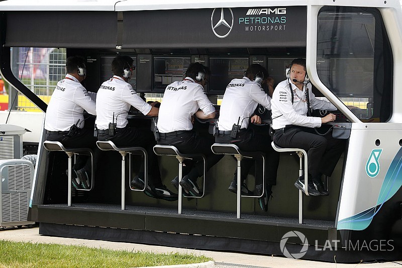 Mercedes annonce une réorganisation technique de son écurie