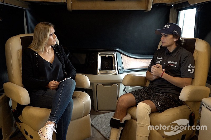 Injured Fittipaldi “living the race” with Coyne's team at Indy