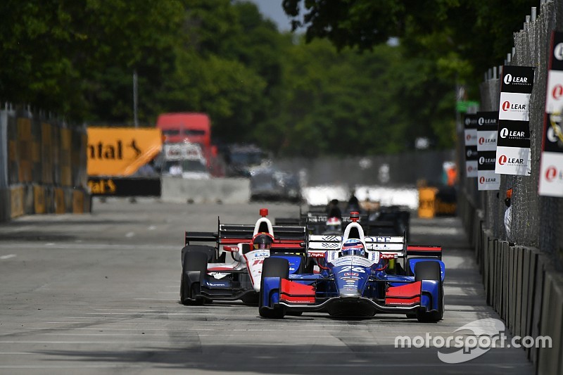 【インディカー】デトロイト決勝2速報:レイホールが連勝。琢磨4位
