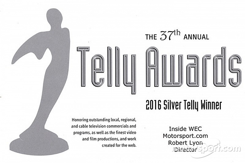 Motorsport.com здобув декілька нагород Telly Awards за найкраще веб-шоу