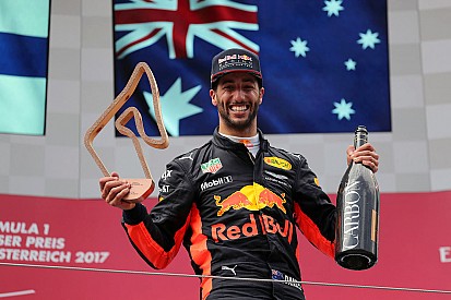 Ricciardo: Avusturya'daki podyum, Bakü'deki galibiyetten daha memnun edici