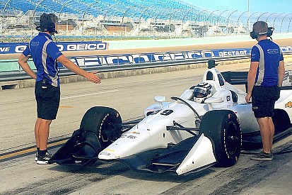 Carlin “excited and quite emotional” after first IndyCar test