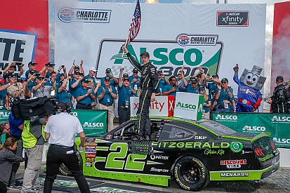 Brad Keselowski holds off Custer to win Xfinity race at Charlotte