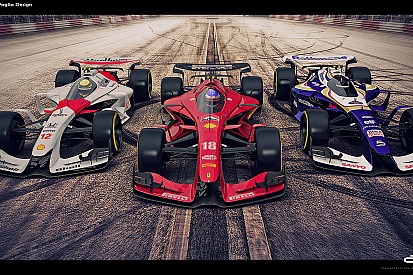 Galeri: Klasik renk düzeniyle 2025 F1 konsept araçları