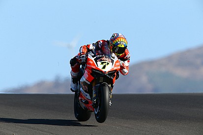 Les deux Ducati sur le podium, un résultat qui était loin d'être acquis
