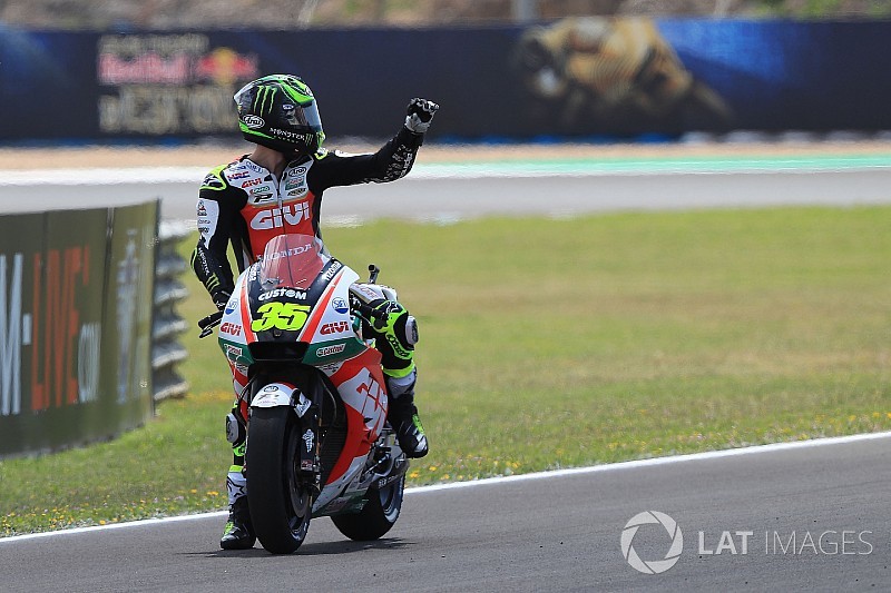 Crutchlow lidera y Márquez se estrella para cerrar el arranque en Jerez