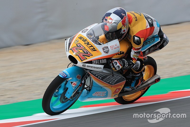 FP2 Moto3 Ceko: Masaki teratas, Bezzecchi di luar 10 besar