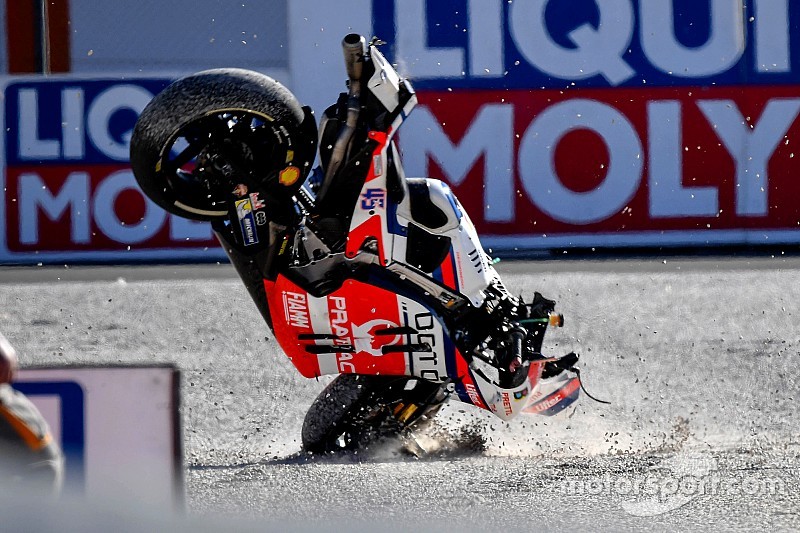 Statistik akhir kecelakaan pembalap MotoGP 2017
