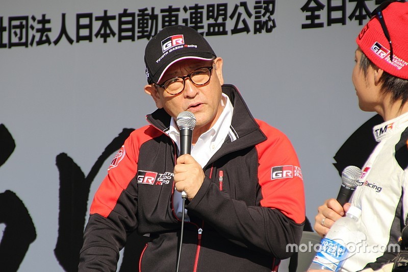 トヨタ社長「景気に影響されないモータースポーツ活動を根付かせる」