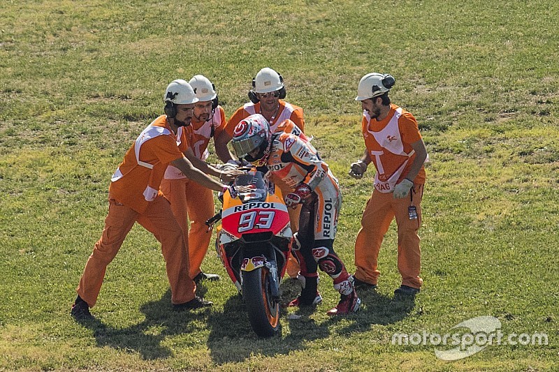 MotoGP Aragon: Marquez schmeißt Pole-Position weg: