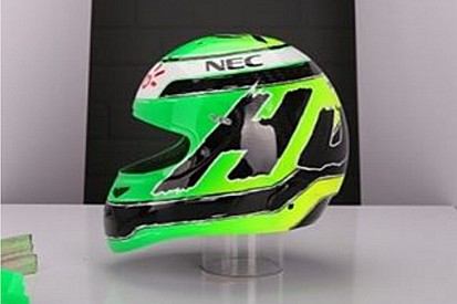 Hulkenberg revela nueva pintura de su casco para 2016