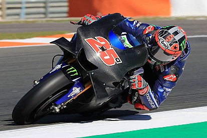 Valencia testinin ilk gününde Vinales lider, Rossi kaza yaptı