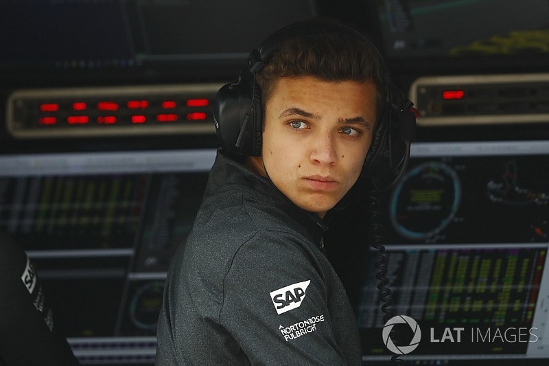 McLaren considering Norris for reserve F1 driver role