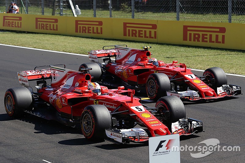 Doblete de Ferrari y Vettel evita que Hamilton iguale a Schumacher