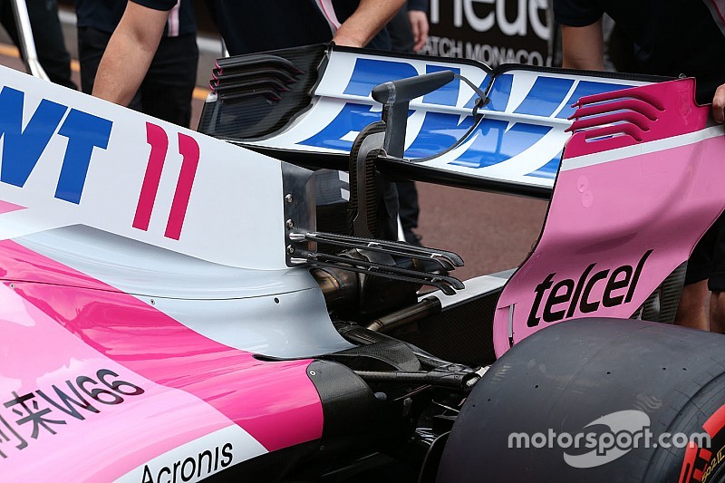 Force India: sopra lo scarico sono comparsi ben quattro profili!