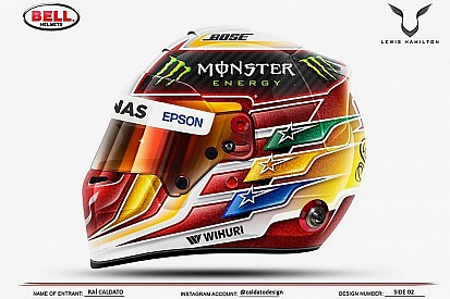 Hamilton anuncia cómo será su casco para 2017
