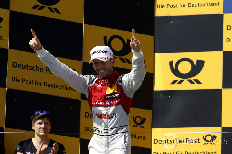 Rene Rast feiert seinen ersten DTM-Sieg